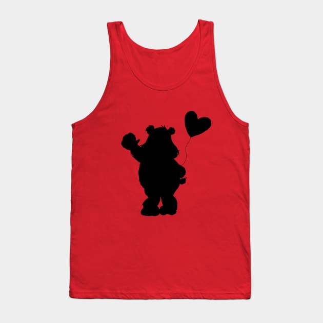 Care Bear Silhouette Tank Top by Maries Papier Bleu